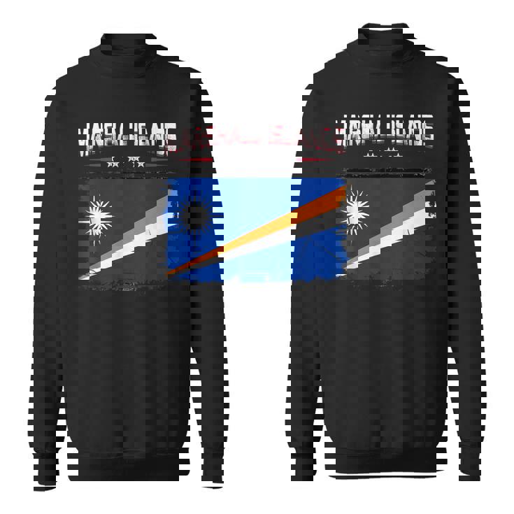 Patriotic Vintage Marshallese Flag Marshall Islands Sweatshirt Unisex