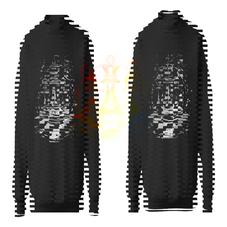 Piezas De Ajedrezketch Retrotyle Hobby Manga Larga Camisa de entrenamiento