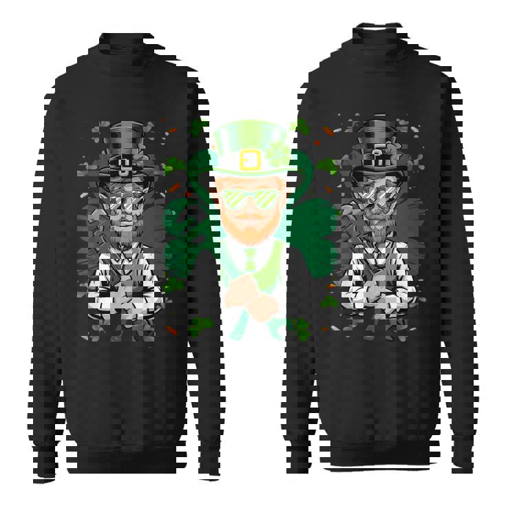 Plumber Saint Patrick's Day Irish Shamrock Plumbing Sweatshirt Unisex