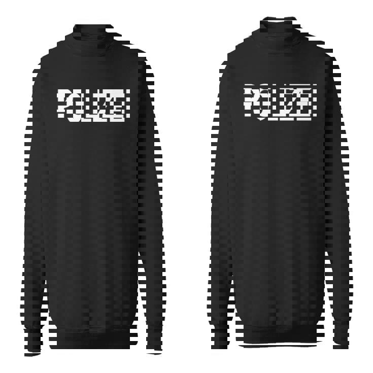 Polizei ドイツ警察 ドイツ法執行機関両面 長袖tシャツ スウェットシャツ