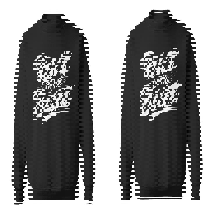 Risk It For The Brisket Bbqジョーク スウェットシャツ