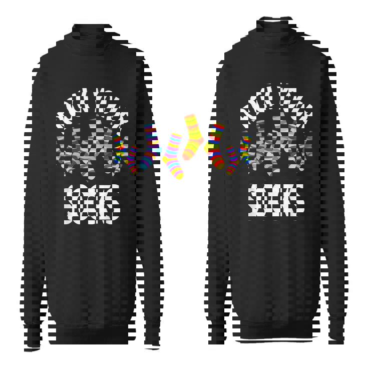 Rock Yourocks Awareness World Downyndrome Day スウェットシャツ