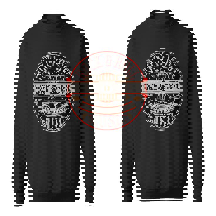 Rockabilly Music Lucky Devil レトロ ヴィンテージ 1950年代ロックロール スウェットシャツ