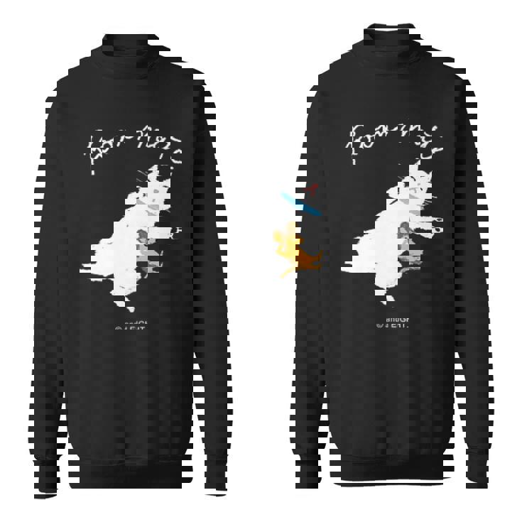 Room Mate ねこ&ねずみ お昼寝a スウェットシャツ