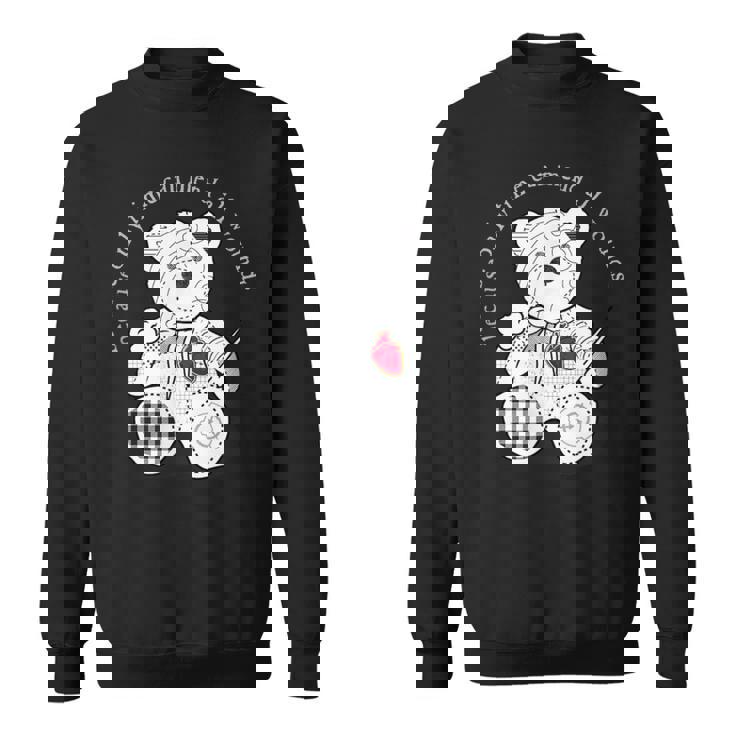 Scp-2295 The Bear With A Heart Of Patchworkcp スウェットシャツ