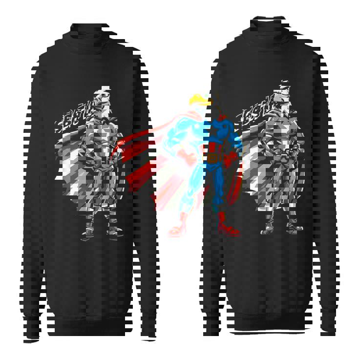 Sebastian Usa イーグル スーパーヒーロー 男の子用 名前 セバスチャン スウェットシャツ