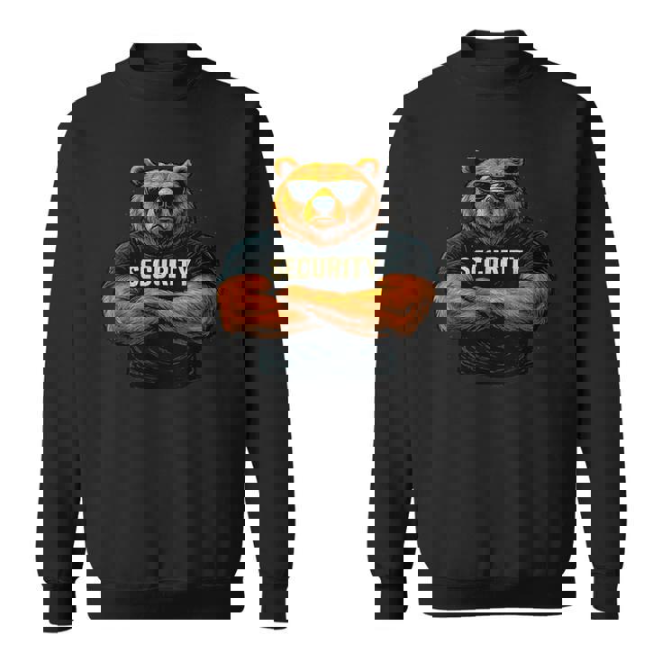 Security Buff Bear バウンサーデザイン スウェットシャツ