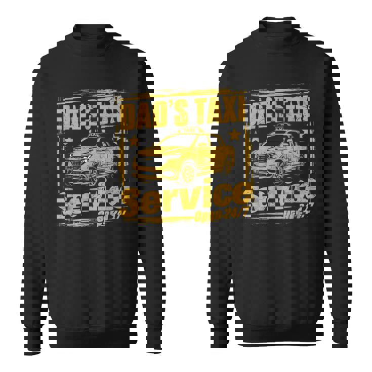 Servizio Taxi 247 Di Papà Dad Driving Felpa