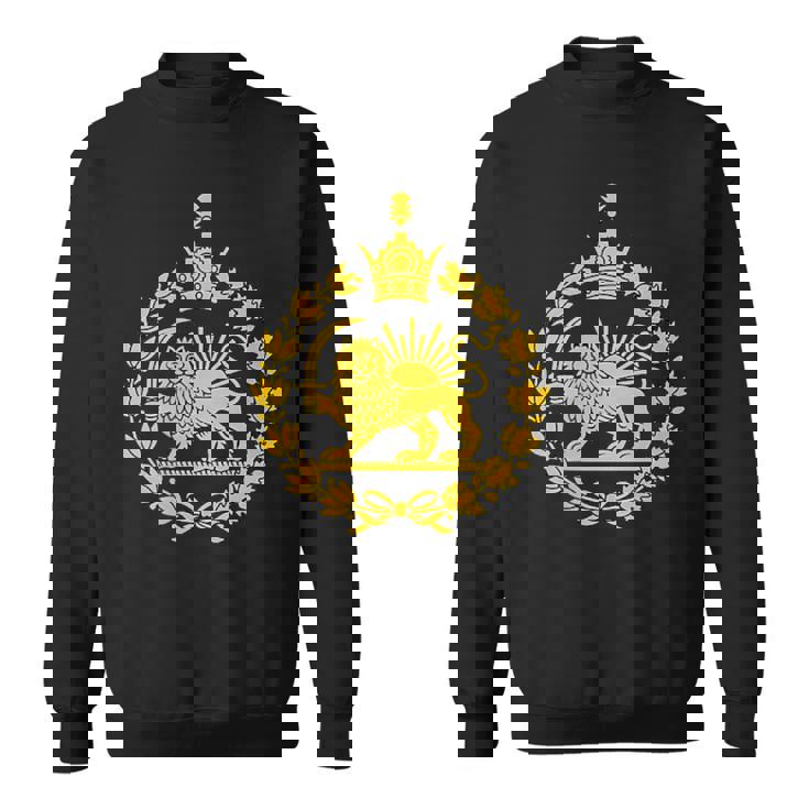 Shir O Khorshid イラン ライオン&サンエンブレム ペルシャ遺産 スウェットシャツ