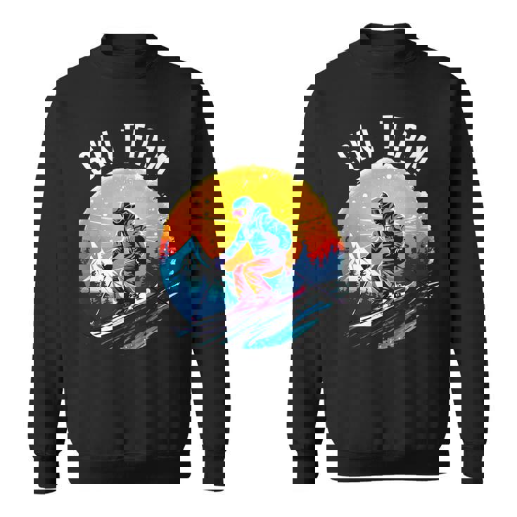 Ski Team スキーチーム スキーヤー スクール スキー旅行 スキーチーム クルー スキー スウェットシャツ