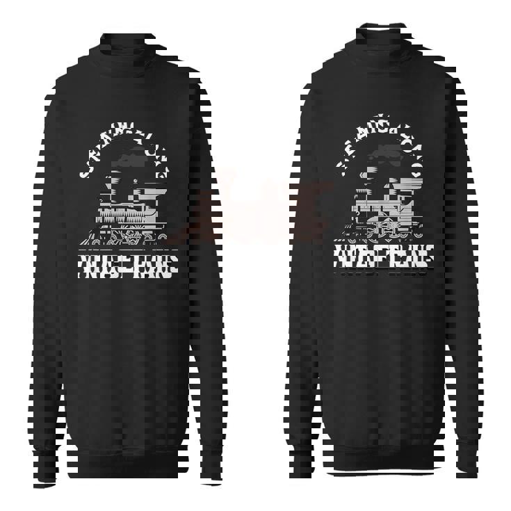 Staming Alongintage Train 機関車 スウェットシャツ