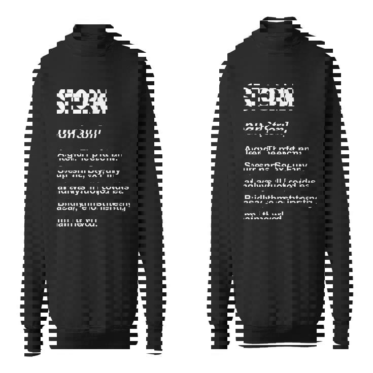 Storm ネームシャツ スウェットシャツ