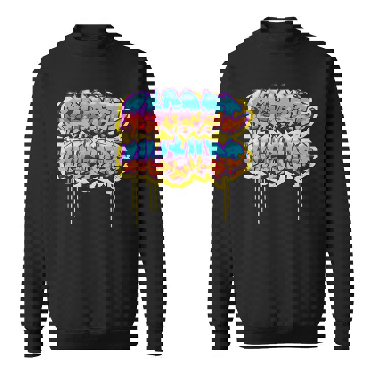 Street Culture グラフィティ・スタイルのアーバン・ストリートウェア スウェットシャツ