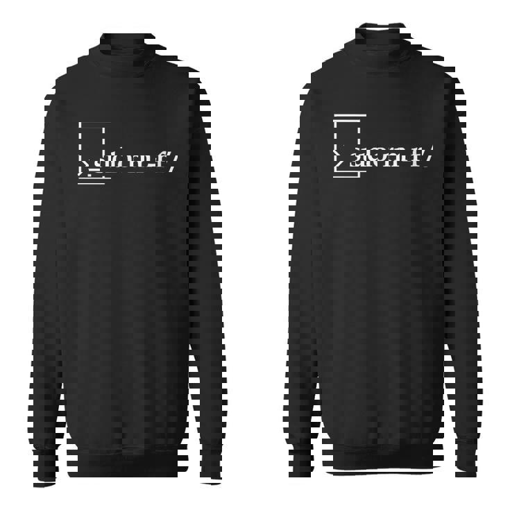 Sudo Rm Rf Linuxコマンド 面白い スウェットシャツ