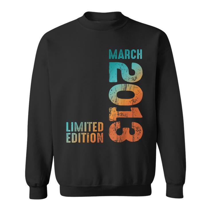 Superbe Édition Limitée Mars 2013 Rétro 2013Intage 2013 Sweater e