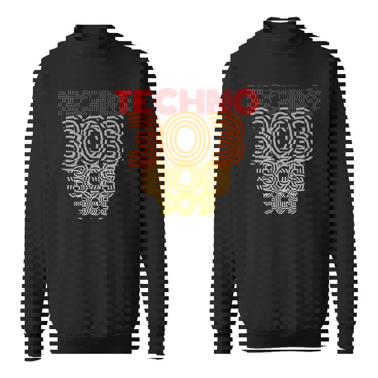 Synthesizer Techno 303 808 909 For Fans Of Analogueounds スウェットシャツ