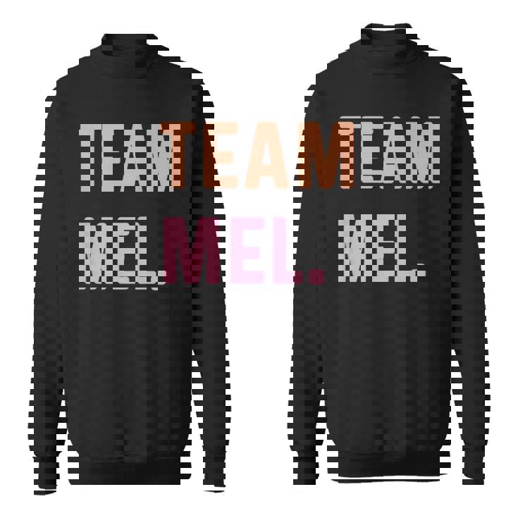 Team Mel 名前 スウェットシャツ