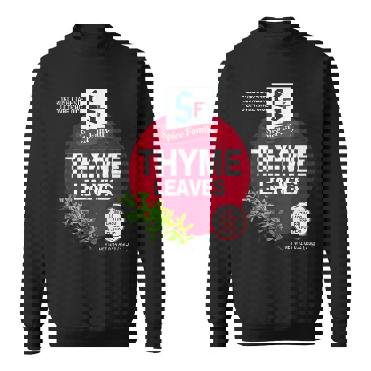Thyme Leaves Halloween Spice Costume Group Matching Sweatshirt Unisex