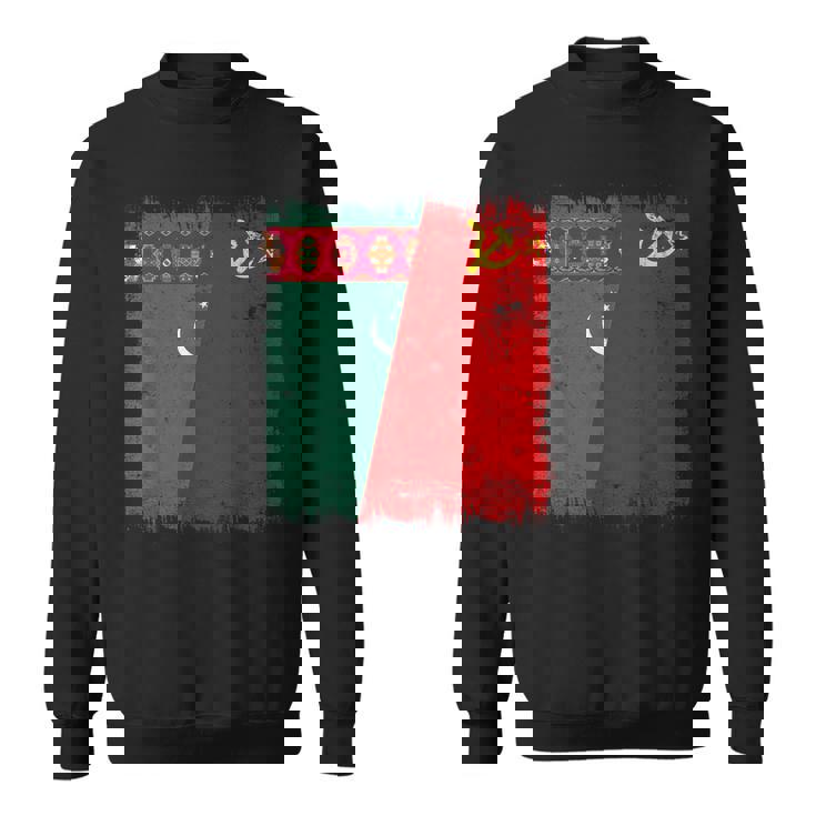 Turkmenistan Soviet Union Flag Turk CCCP Heritage Sweatshirt Unisex