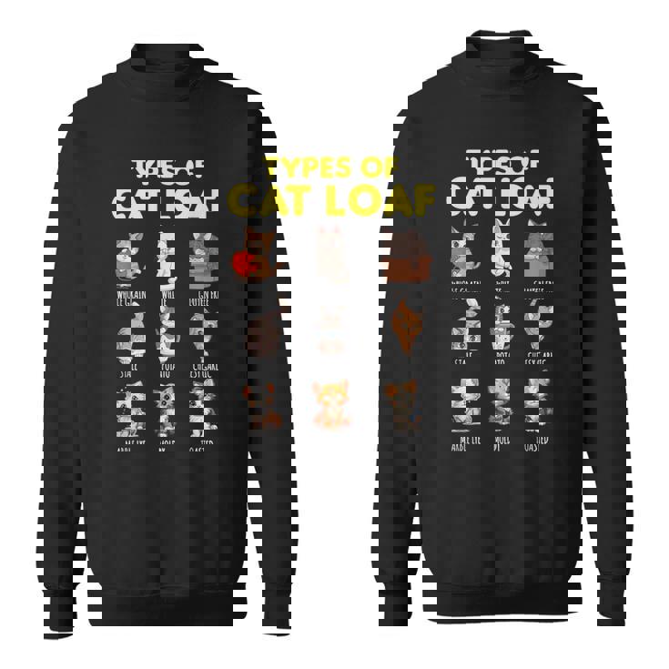 Types Of Cat Loaf Cute Kitten Kawaii Cats Cat Lover スウェットシャツ