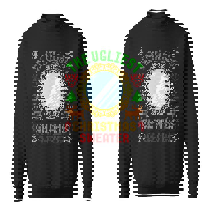 The Ugliest Ugly Christmas Sweater With Mirror Xmas Sweatshirt