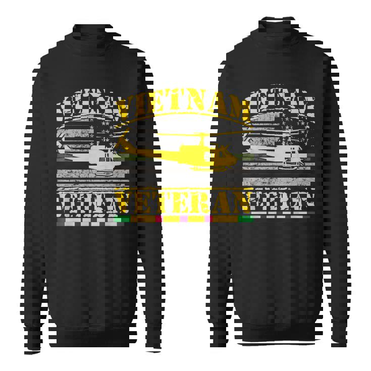 Vietnameteran Uh -1 Huey Helicopter Crew スウェットシャツ
