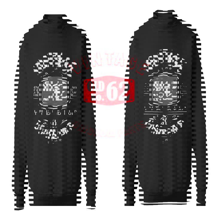 Vintage 1960 ヴィンテージ 1960年生まれ 62歳の誕生日ギフトアイデア 62歳 スウェットシャツ