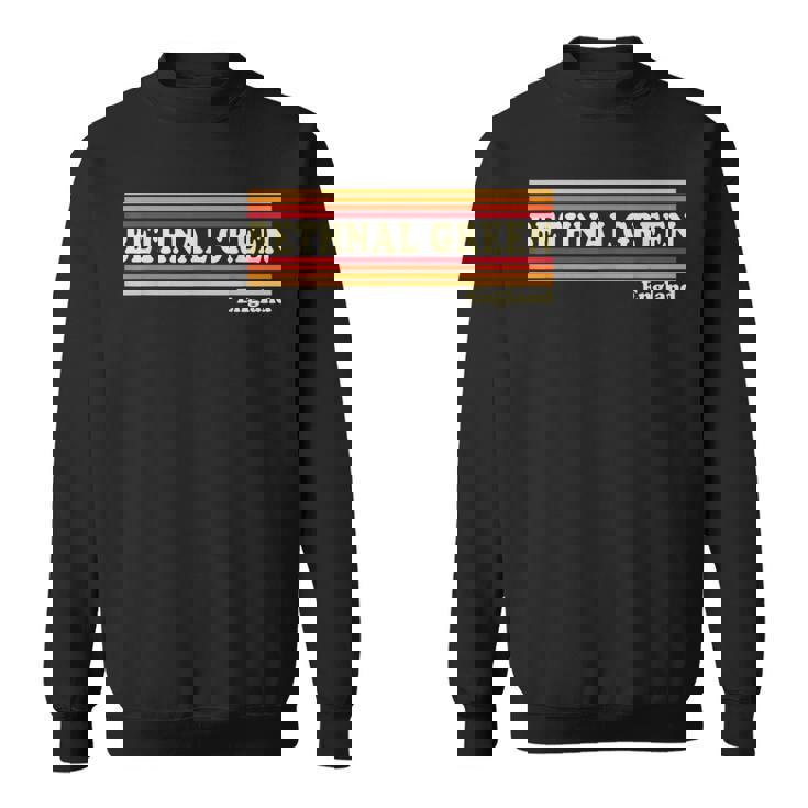 Vintage 80s Bethnal Green England Retro Graphic Sweatshirt Unisex