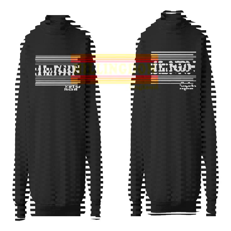 Vintage 80s Hillingdon England Retro Graphic Sweatshirt Unisex