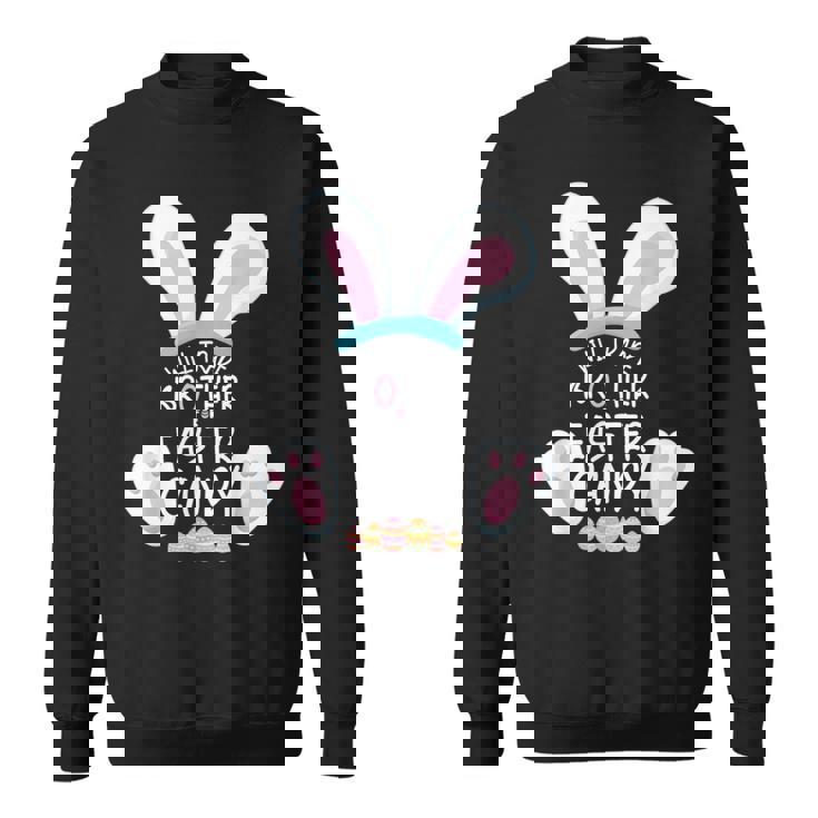 Will Trade Brother For Easter キャンディシャツ バニー 面白いイースター スウェットシャツ