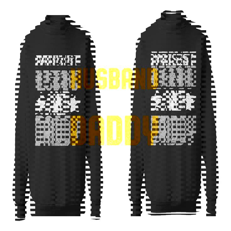 World's Best Husband And Daddy レトロ ヴィンテージ インスピレーション スウェットシャツ