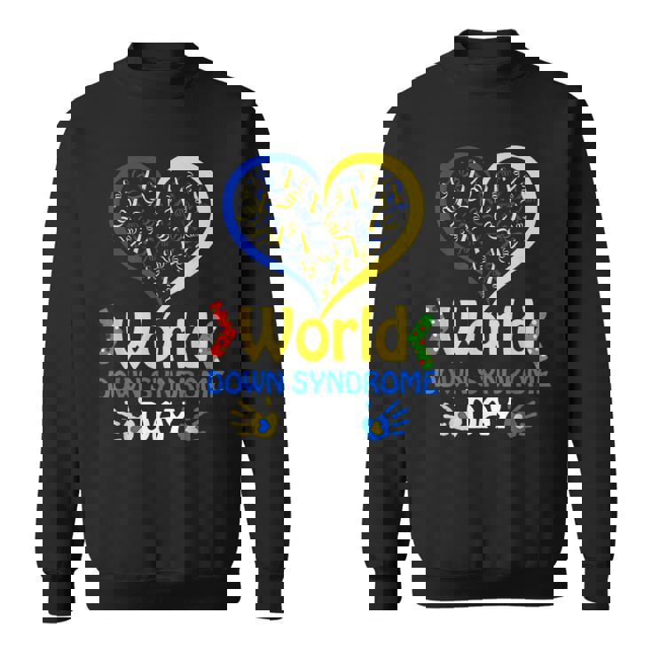 World Downyndrome Day Upport And Awareness 321 スウェットシャツ