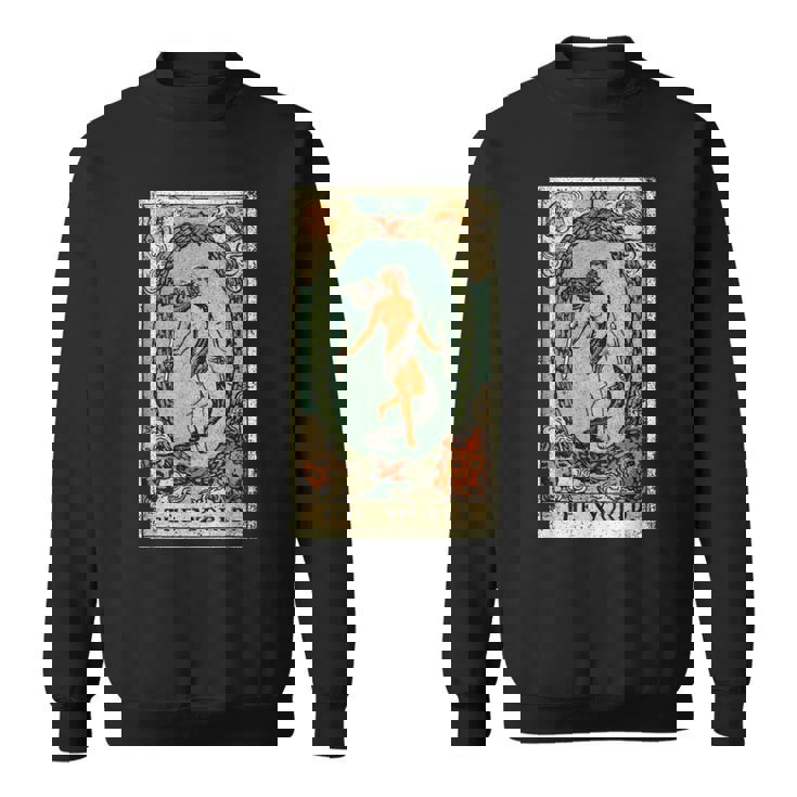 The World タロットカードtシャツ、The World タロットカードtシャツ、 スウェットシャツ