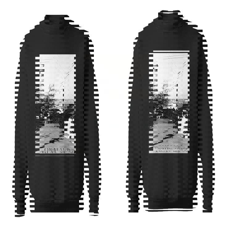 Yokohama Yamashita Pier 1966年3月 モノクローム写真 スウェットシャツ