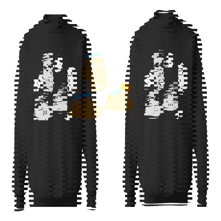 【まんが】クレヨンしんちゃん 仲良くお風呂 長袖tシャツ スウェットシャツ