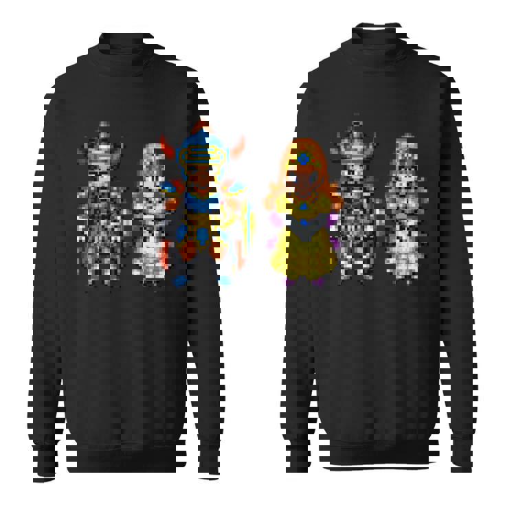 【公式】Hd-2D版『ドラゴンクエストi』キャラクタードット 長袖tシャツ スウェットシャツ