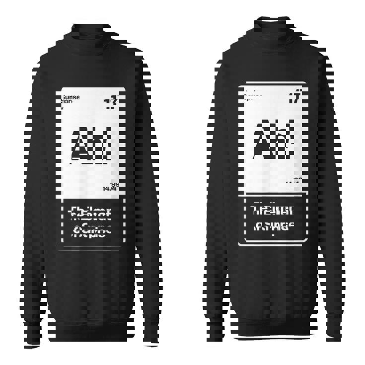 ああ驚きの要素 スウェットシャツ