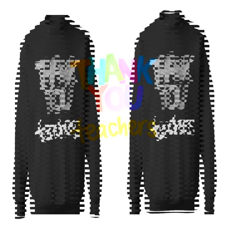 ありがとう 先生 感謝 卒業 スウェットシャツ