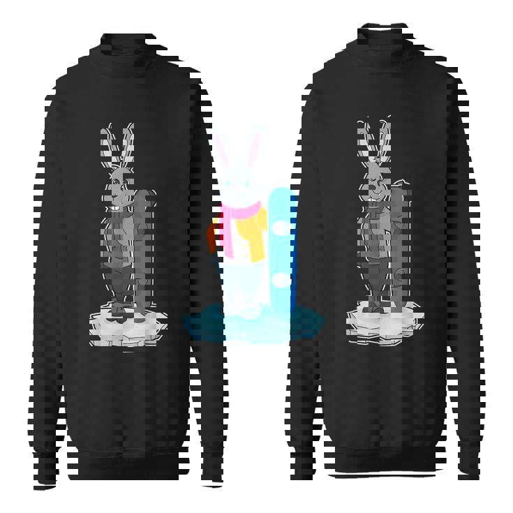 うさぎ スノーボーダー スノーボード スポーツ スウェットシャツ