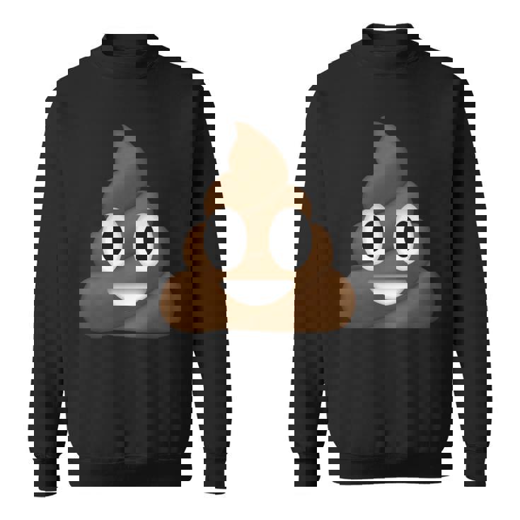 うんちパイル 笑顔 ハッピー うんちパイル うんちの渦 かわいい おもしろい 長袖tシャツ スウェットシャツ