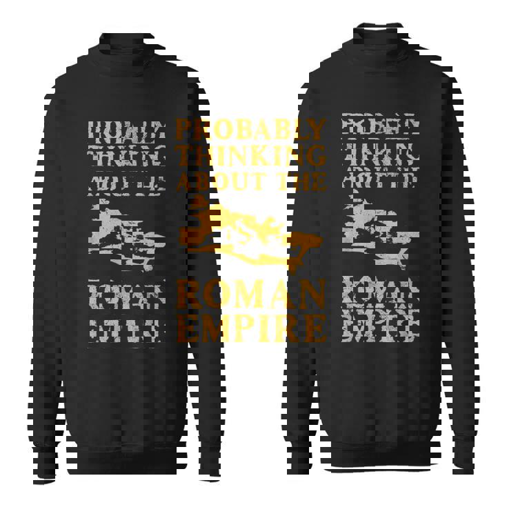 おそらくローマ帝国について考える 古代ローマ地図 スウェットシャツ