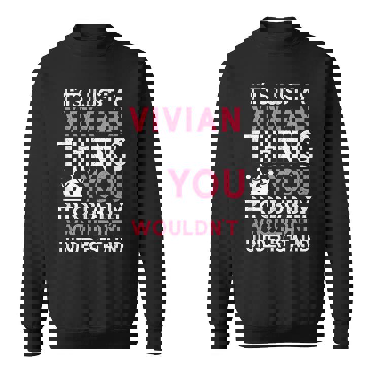 おそらく理解できないビビアンのものです スウェットシャツ