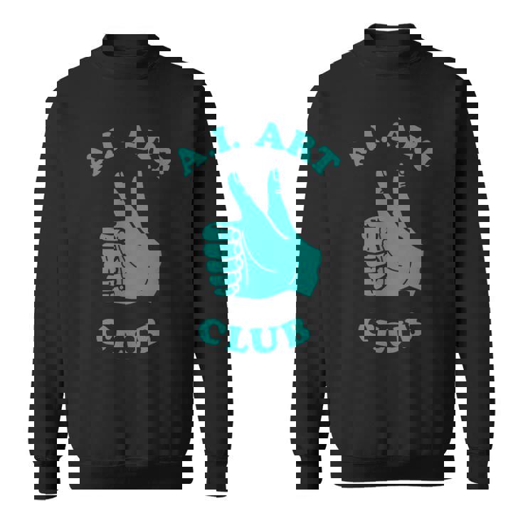 おもしろaiアートクラブ 人工知能 機械学習 スウェットシャツ