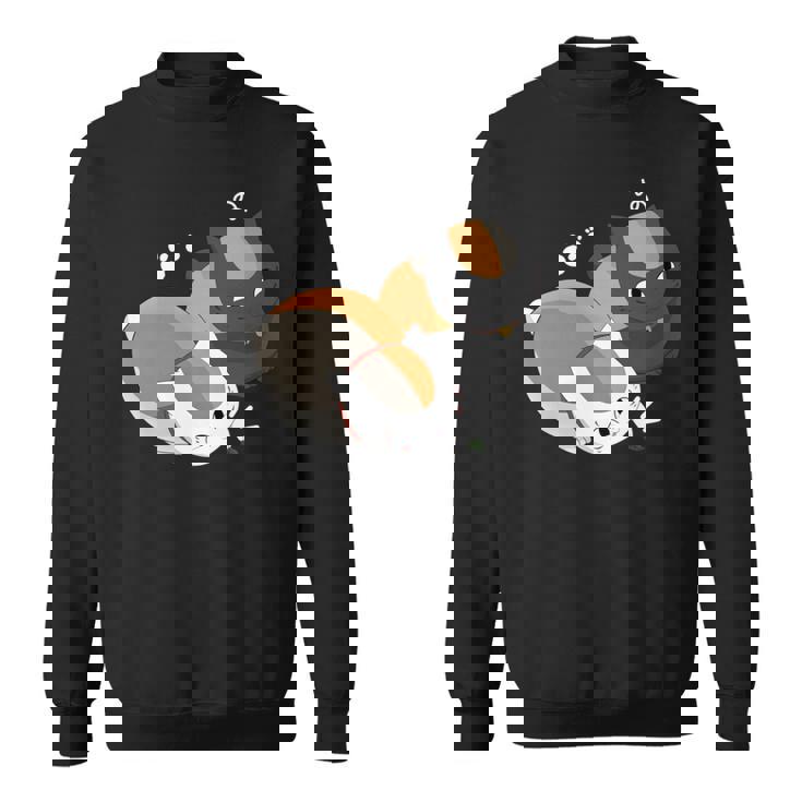 おもしろ猫ニャンコ先生 長袖tシャツ スウェットシャツ