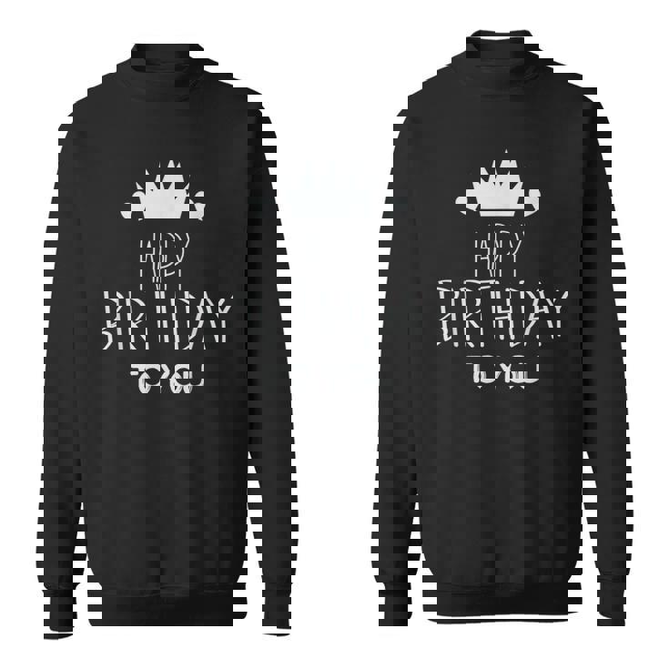 お誕生日おめでとう、おめでとうございます スウェットシャツ