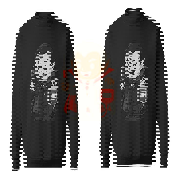 かわいい吸血鬼 Phlebotomy ジョーク 血液描画 看護師 静脈内科医 スウェットシャツ