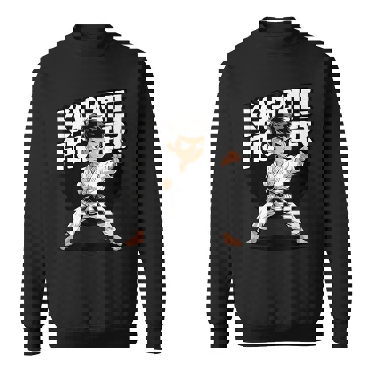 かわいい空手少年 格闘技キッド スウェットシャツ