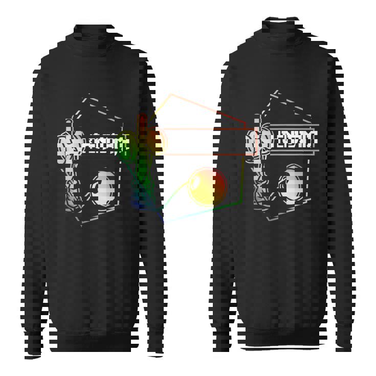 けん玉グッズ ウォーターカラーデザイン スウェットシャツ