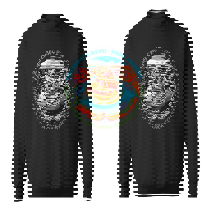 アイコニックな蹄鉄ベンド ハイキング グレンキャニオンページ アリゾナ スウェットシャツ