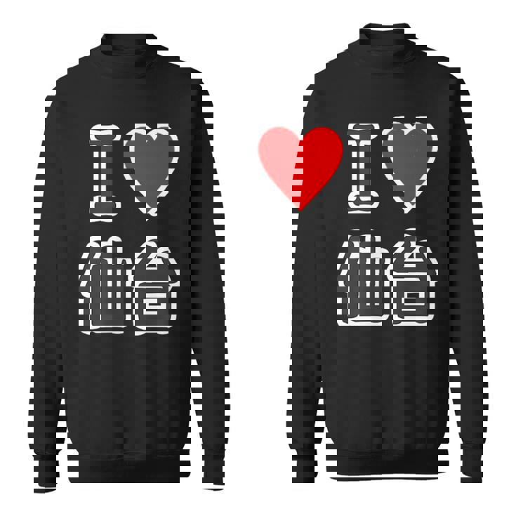 アイラブ・仙台《宮城》（I Love ハート）【47都道府県】Jimo-T ジモティ 地元愛 お土産 面白い スウェットシャツ